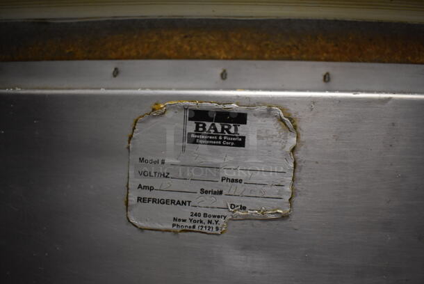 Bari 121 Stainless Steel Commercial Dough Retarder w/ Stone Countertop on Commercial Casters. 115 Volts, 1 Phase. 50x32x48. Tested and Powers On But Temps at 57 Degrees - Image 8 of 11