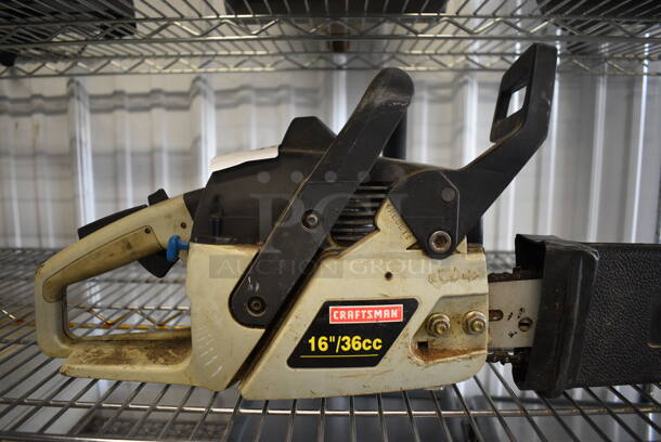 Craftsman 16" Chainsaw w/ Blade Cover. 11x30x10.5 - Image 2 of 5