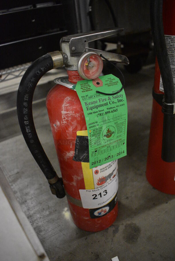 Badger Dry Chemical Fire Extinguisher. 5.5x4.5x15 - Image 2 of 3