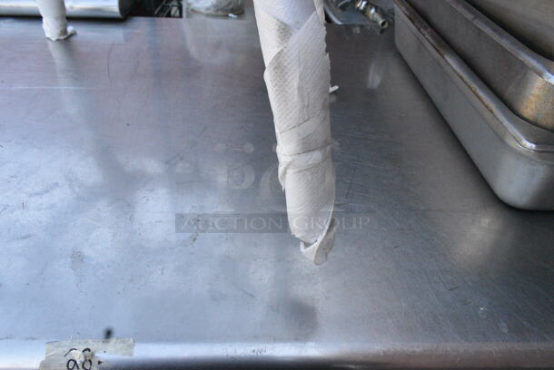 BRAND NEW SCRATCH AND DENT! Lot of 9 Various Pieces to Chairs Including Wooden Back Rests, Black Seat Cushion and Metal Stool Frame.   - Image 6 of 7