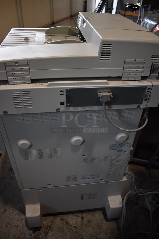 HP LaserJet Floor Style Printer Copier Scanner. 100-127 Volts, 1 Phase. 31x29x48 - Image 8 of 12