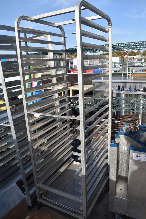 Metal Commercial Pan Transport Rack on Commercial Casters. 20.5x26x70 - Image 1 of 4