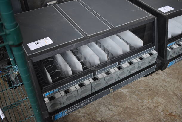 Snack-Mart Black Countertop 9 Slot Snack Vending Machine. 28x21x20.5 - Image 3 of 4