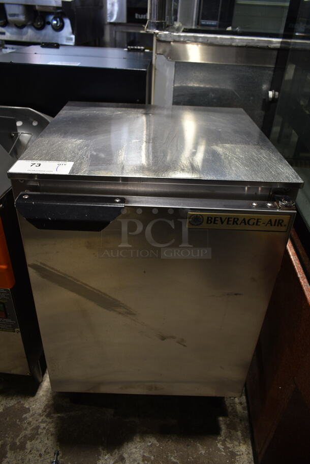 Beverage Air UCR20V Stainless Steel Commercial Single Door Undercounter Cooler. 115 Volts, 1 Phase. Tested and Working! - Image 1 of 5
