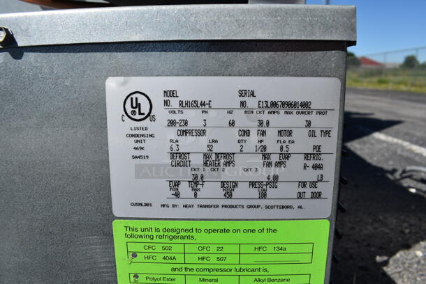2 Kolpak Walk In Boxes That Make Up One 18'x8'x7' Combo Box w/ Bohn Model ADT065AK 115 Volt, 1 Phase Condenser, Bohn Model LET065BK 208-230 Volt, 1 Phase Condenser, Russell Model RLH080M44-D 208 Volt, 1 Phase Compressor and Russell Model RLH165L44-E 208 Volt, 3 Phase Compressor. 2 Times Your Bid! - Image 9 of 12