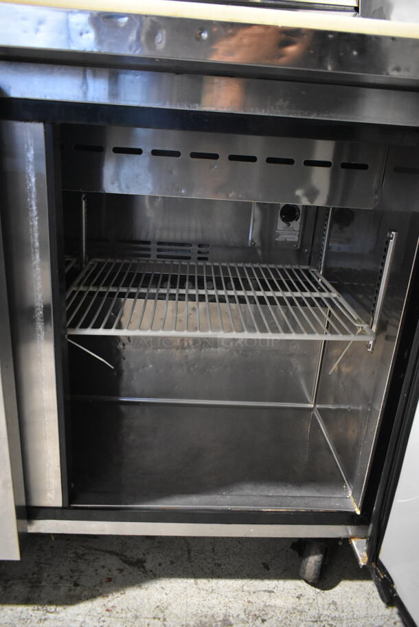 Turbo Air MST-48 Stainless Steel Commercial Sandwich Salad Prep Table Bain Marie Mega Top on Commercial Casters. 115 Volts, 1 Phase. Tested and Working! - Image 6 of 6