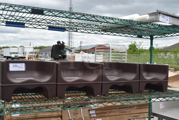 4 Cambro Brown Poly Booster Seats. 4 Times Your Bid! - Image 2 of 3