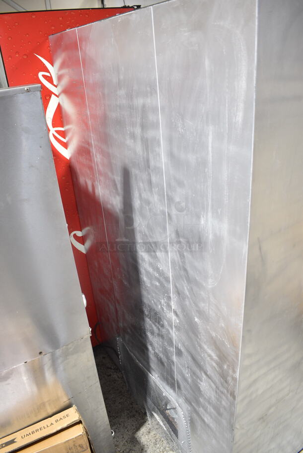 Leader Metal Commercial 2 Door Reach In Cooler Merchandiser. 115 Volts, 1 Phase. Cannot Test Due To Damaged Plug - Image 4 of 9