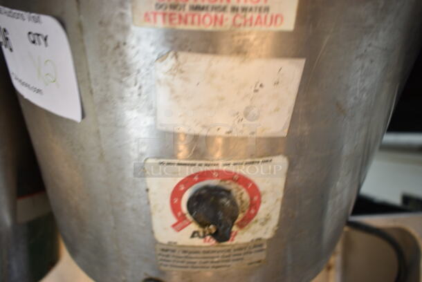 2 APW Wyott RCW111-SP Stainless Steel Commercial Countertop Soup Warmer. 120 Volts, 1 Phase. 2 Times Your Bid! Tested and Working! - Image 9 of 9