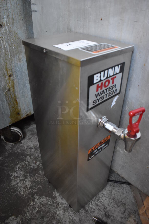 2018 Bunn HW2 Stainless Steel Commercial Countertop Hot Water Dispenser. 120 Volts, 1 Phase. 7x14x24 - Image 2 of 5
