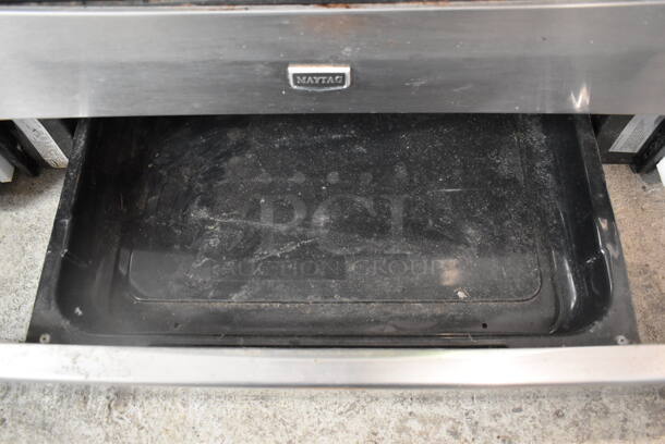 Maytag MGR8875XS 1 Stainless Steel Natural Gas Powered 4 Burner Range w/ Convection Oven. 30x27x47 - Image 9 of 10