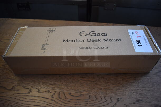 ALL ONE MONEY! Lot of 3 BRAND NEW IN BOX! ErGear EGCM12 Monitor Desk Mount - Image 3 of 4
