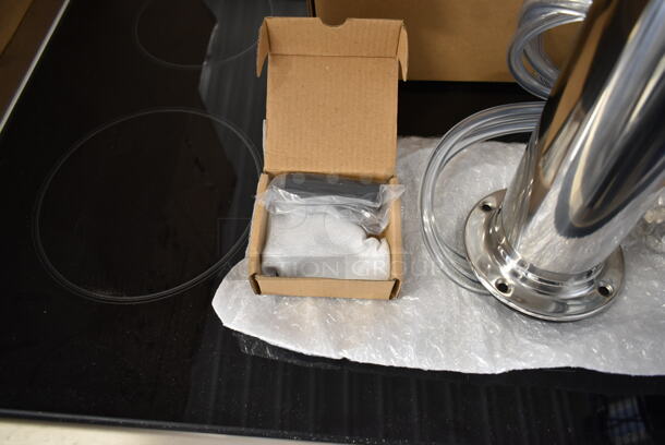 BRAND NEW SCRATCH AND DENT! Talos 1042204-00 Stainless Steel Commercial 2 Tap Beer Tower. Stock Picture - Cosmetic Condition May Vary.  - Image 2 of 8