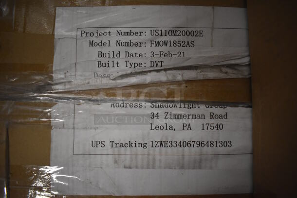 BRAND NEW SCRATCH AND DENT! 2021 Frigidaire FMOW1852AS Stainless Steel 1.8 Cu. Ft. Over-The-Range Microwave. Stock Picture Used For Gallery Picture. - Image 3 of 3