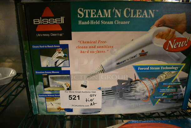 ALL ONE MONEY! Tier Lot of Various Items Including Bissell Hand Held Steam Cleaner, System One Car Care Products, Inter Compressor Portable Air Pump, Interdynamics Air Compressor Traveler, and Plier Kit - Image 2 of 8
