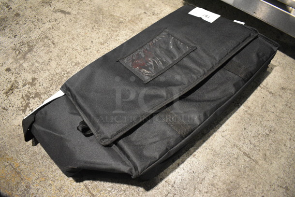 Black Insulated Food Carrying Bag. 22x12x14 - Image 2 of 3