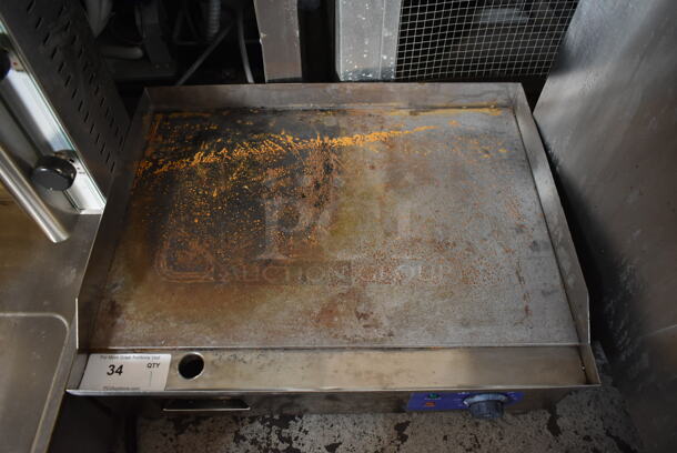 Stainless Steel Commercial Countertop Electric Powered Flat Top Griddle. 115 Volts, 1 Phase. - Image 2 of 5