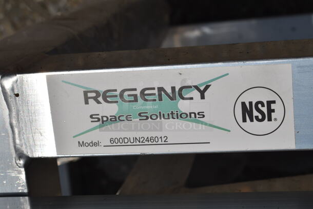 4 BRAND NEW SCRATCH AND DENT! Regency 600DUN246012 60" x 24" x 12" Aluminum Dunnage Rack - 1850 lb. Capacity. 4 Times Your Bid! - Image 7 of 8
