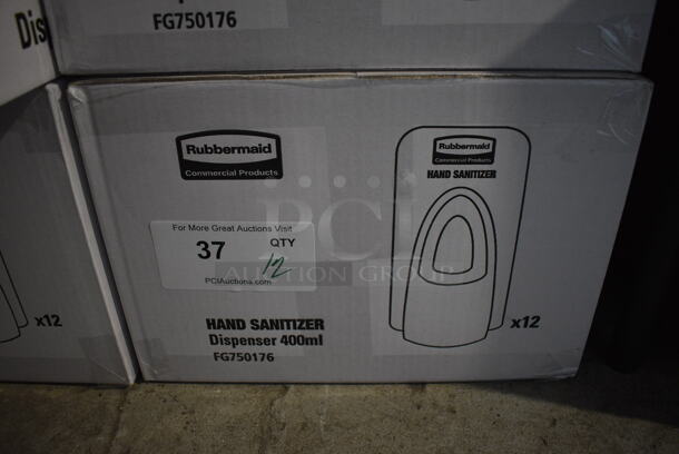 12 BRAND NEW IN BOX Rubbermaid Metallic Finish Hand Sanitizer Dispensers. 4x5.5x8. 12 Times Your Bid! - Image 4 of 4
