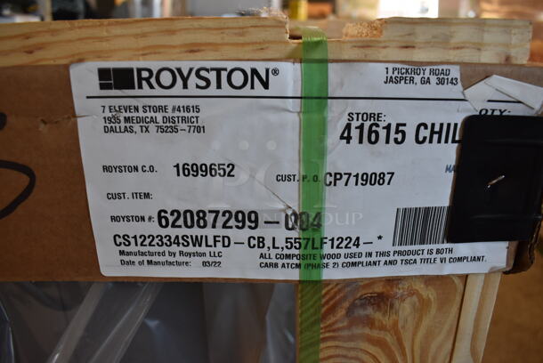 BRAND NEW IN CRATE! Royston 62087299-004 Metal Single Door Cabinet. 12x23x26 - Image 4 of 5