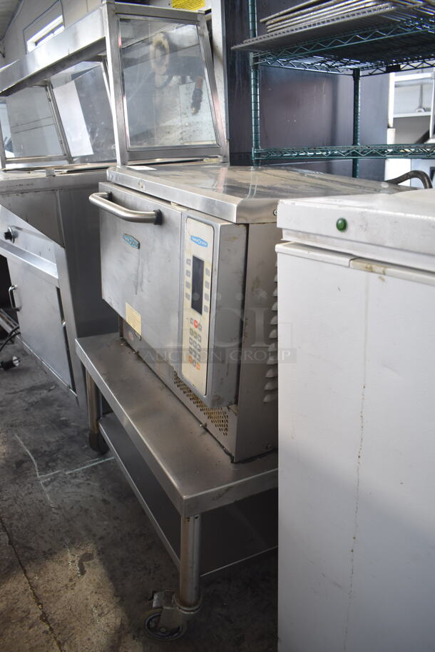 Turbochef NGC Commercial Stainless Steel Countertop Rapid Cook Oven With Oven Cart On Commercial Casters. 208-240V. - Image 3 of 6