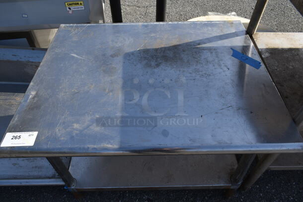 Stainless Steel Equipment Stand w/ Metal Under Shelf. - Image 2 of 4