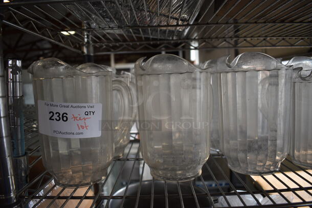 ALL ONE MONEY! Tier Lot of Various Items Including Poly Pitchers and Black Poly Bus Bin Lids - Image 5 of 6