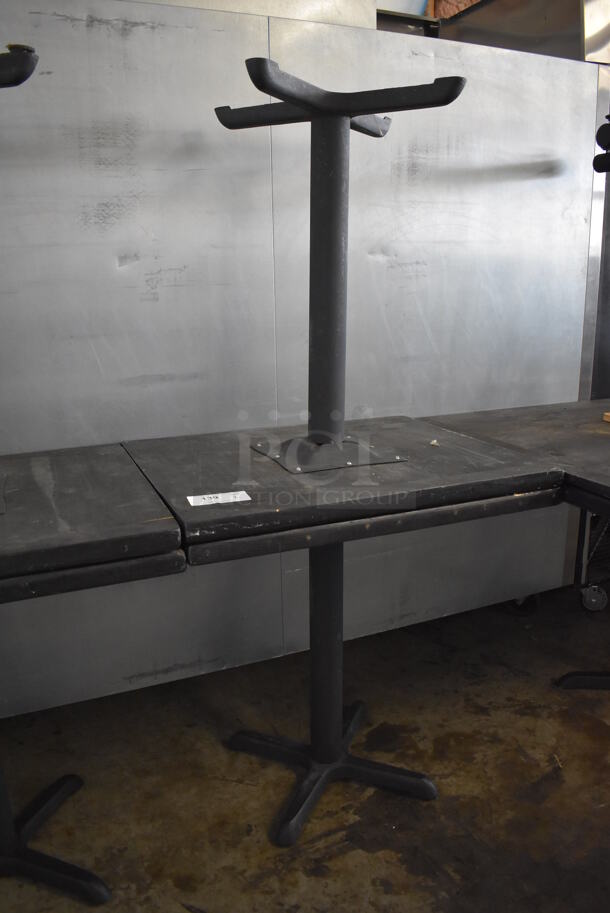 2 Black Wooden Dining Tables. 30x24x30. 2 Times Your Bid! - Image 3 of 5