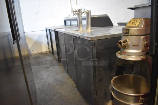 2015 Micro Matic MDD-78 Stainless Steel Commercial Direct Draw Kegerator w/ 2 Beer Towers and 4 Couplers. 115 Volts, 1 Phase. 80x28x51. Tested and Working! - Image 3 of 10