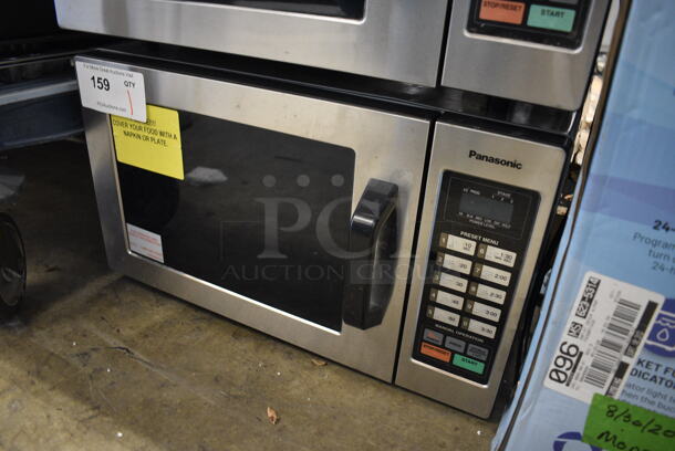 2018 Panasonic NE-1054F T Metal Countertop Commercial Microwave Oven. 120 Volts, 1 Phase. 20x13x12 - Image 2 of 5