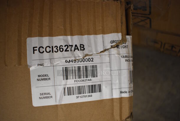 BRAND NEW SCRATCH AND DENT! Frigidaire FCCI3627AB 36'' Induction Cooktop. Stock Picture Used For Gallery Picture. - Image 3 of 4