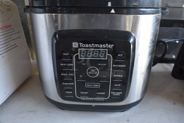 Toastmaster Model TM-670PC Chrome Finish Countertop 6 Quart Electric Pressure Cooker. 120 Volts, 1 Phase. 12x10x13 - Image 2 of 6