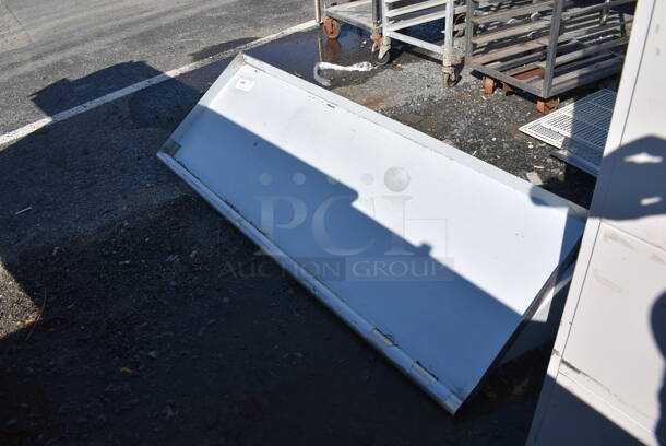 Stainless Steel Shelf w/ Wall Mount Brackets. 63x23x14 - Image 5 of 5