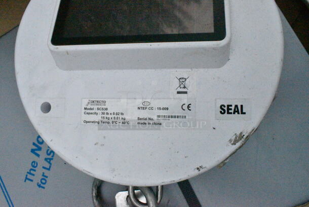 Detecto SCS30 Hanging Produce Food Scale.  - Image 8 of 8