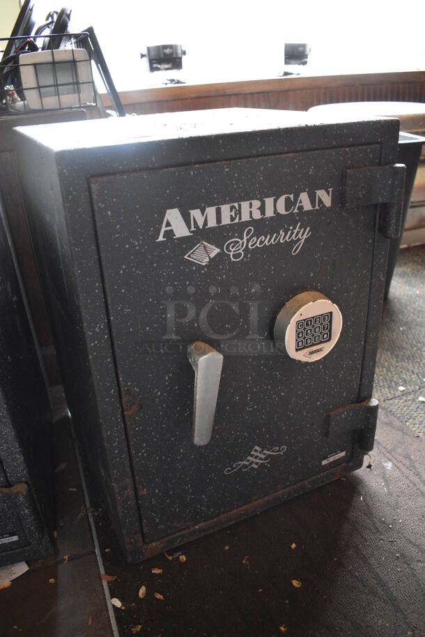 American Security Gray Metal Single Compartment Safe. Does Not Come w/ Combination. 18x20x25. BUYER MUST REMOVE. (Susquehanna Ale House) - Image 3 of 4
