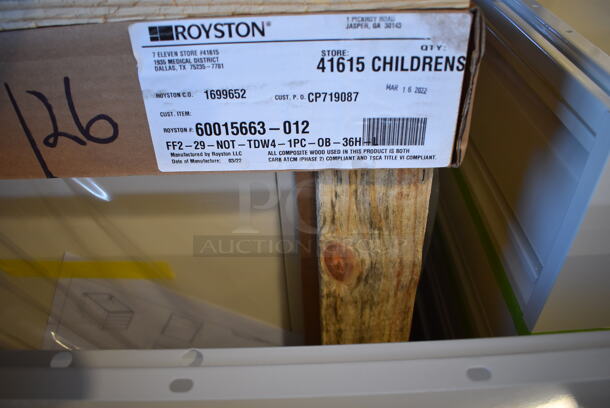 BRAND NEW! Royston 60015663-012 Metal  4 Drawer Cabinet. 24x29x28.5 - Image 4 of 5