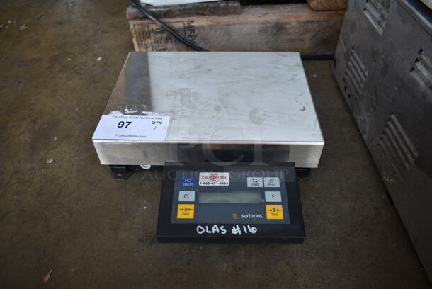 Sartorius EB3DCB-1 Metal Countertop Food Portioning Scale. Cannot Test Due To Missing Power Cord - Image 1 of 7