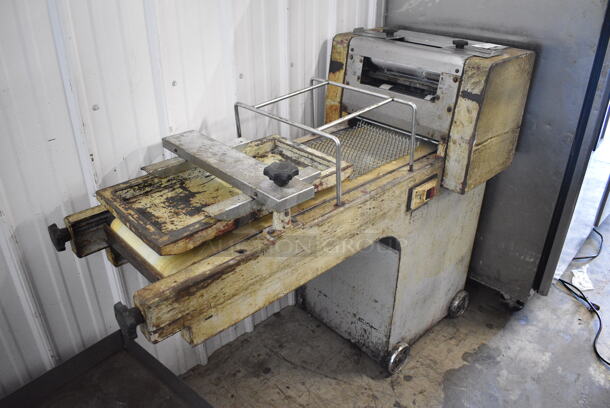 Metal Commercial Floor Style Dough Sheeter. 220 Volts, 1 Phase.  - Image 2 of 8