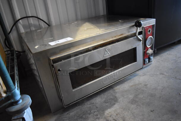 Avantco 177DPO18S Stainless Steel Commercial Countertop Electric Powered Single Deck Pizza Oven. 120 Volts, 1 Phase. 28x22x12. Tested and Working! - Image 4 of 9