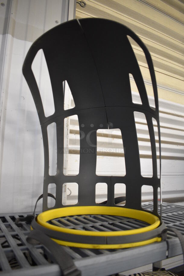Gray Poly Basketball Return Hoop Attachment. 15x15x18.5 - Image 2 of 4
