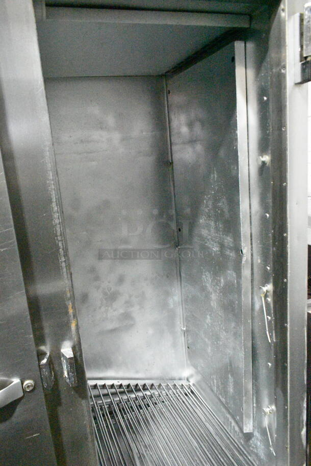 Traulsen G20010 Stainless Steel Commercial 2 Door Reach In Cooler on Commercial Casters. 115 Volts, 1 Phase. Tested and Powers On But Does Not Get Cold - Image 2 of 5