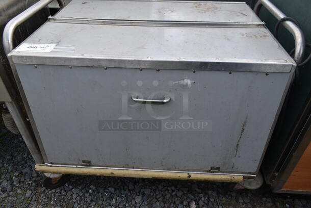 Stainless Steel Dish Cart w/ Saucers on Commercial Casters. - Image 3 of 6