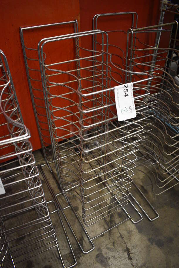 2 Metal Countertop Pizza Pan Racks. 12x12x27.5. 2 Times Your Bid! - Image 2 of 3