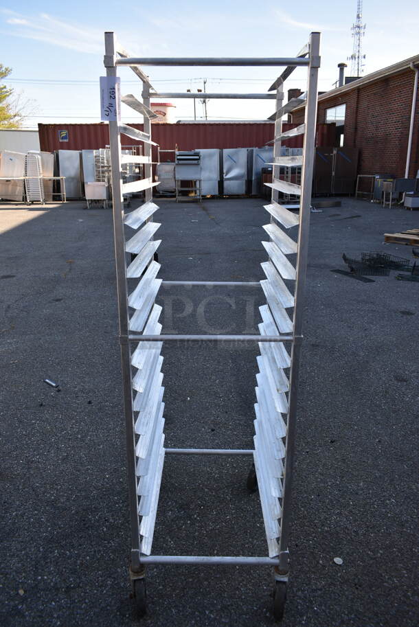 Metal Commercial Pan Transport Rack on Commercial Casters. - Image 1 of 2