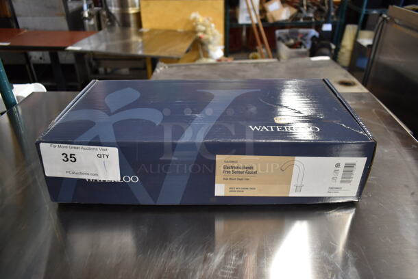 BRAND NEW SCRATCH AND DENT! Waterloo 750EFDMHS2 Electronic Hands Free Sensor Faucet. Stock Picture Used as Gallery. - Image 7 of 7