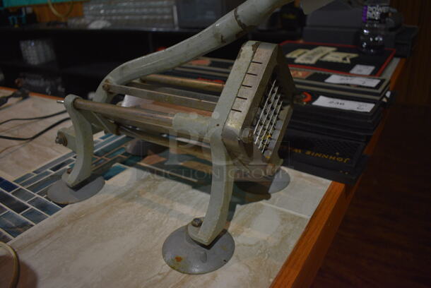 Metal Commercial Countertop French Fry Cutter. 9x16x12. (bar) - Image 2 of 4