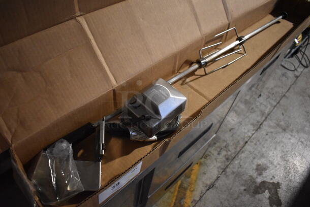 BRAND NEW IN BOX! Onlyfire CS-6034 Rotisserie Kit for Grill. 46x3.5x5 - Image 1 of 5