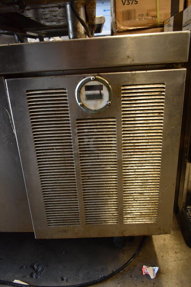 Delfield Stainless Steel Commercial 2 Drawer Chef Base on Commercial Casters. Tested and Working! - Image 6 of 6