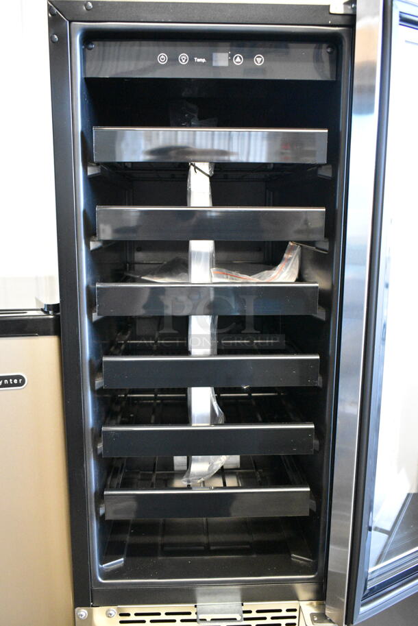 BRAND NEW SCRATCH AND DENT! Whynter BWR-308SB 15 inch Built-In 33 Bottle Undercounter Stainless Steel Wine Refrigerator Merchandiser. 115 Volts, 1 Phase. Tested and Working! - Image 4 of 5