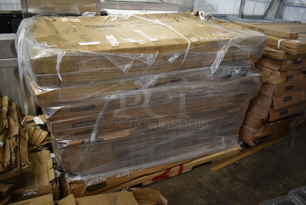PALLET LOT of 8 BRAND NEW SCRATCH AND DENT! FT2460-07 Correll Deluxe Flip Top Table. 8 Times Your Bid! - Image 2 of 3